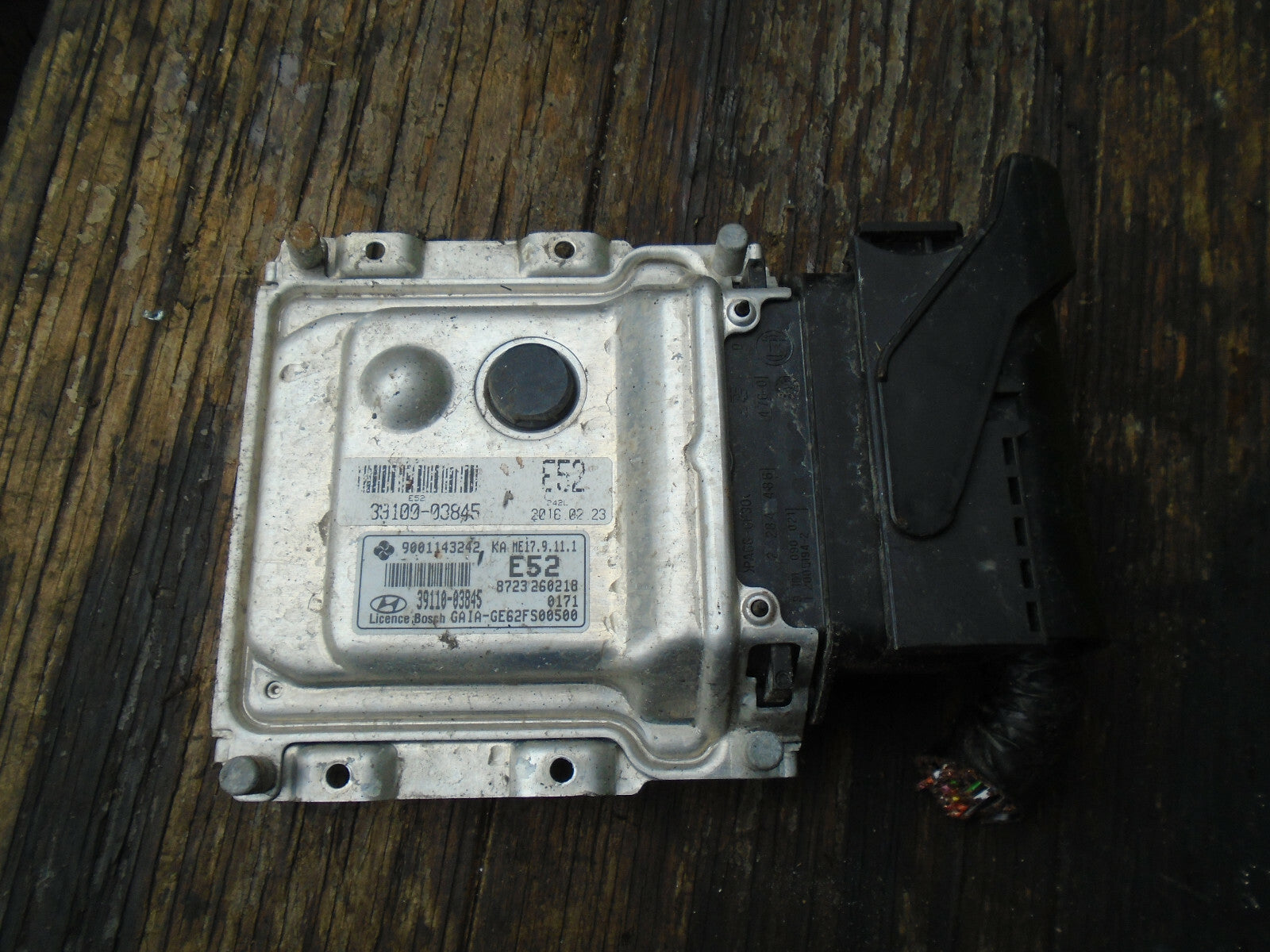 HYUNDAI I10 MK2 2016 1.2 PETROL ECU ENGINE CONTROL MODULE UNIT 3911003845