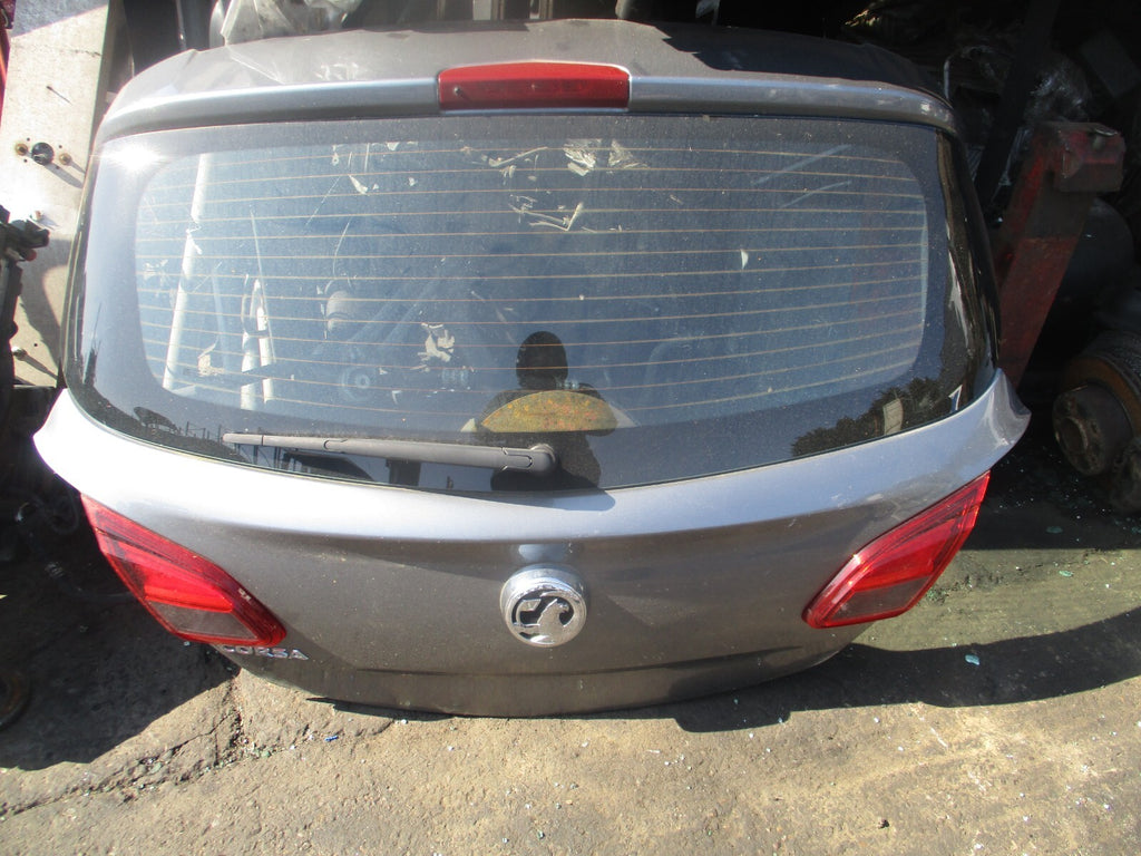 VAUXHALL CORSA E 2018 5 DOOR REAR COMPLETE TAILGATE BOOTLID GREY