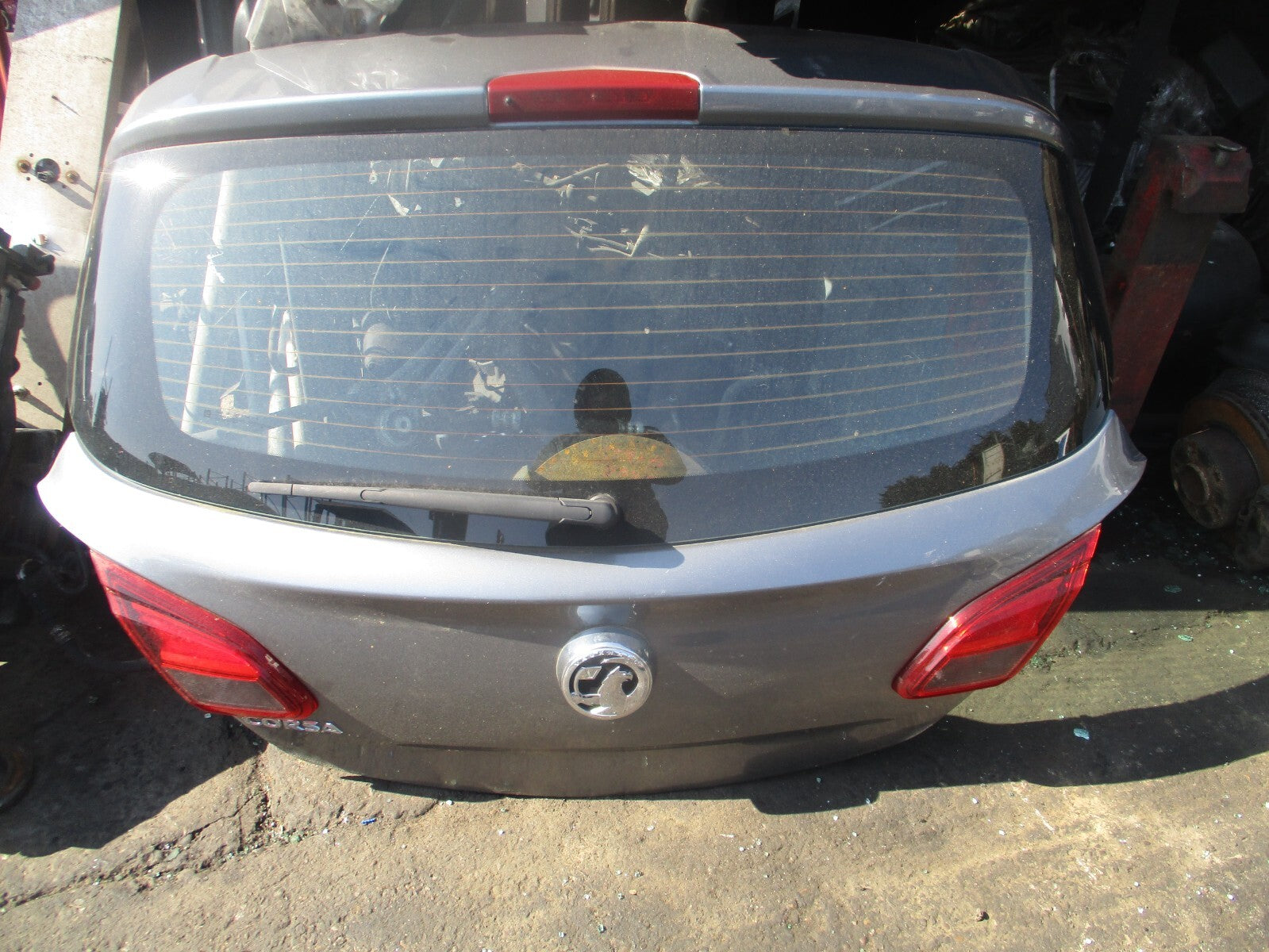 VAUXHALL CORSA E 2018 5 DOOR REAR COMPLETE TAILGATE BOOTLID GREY