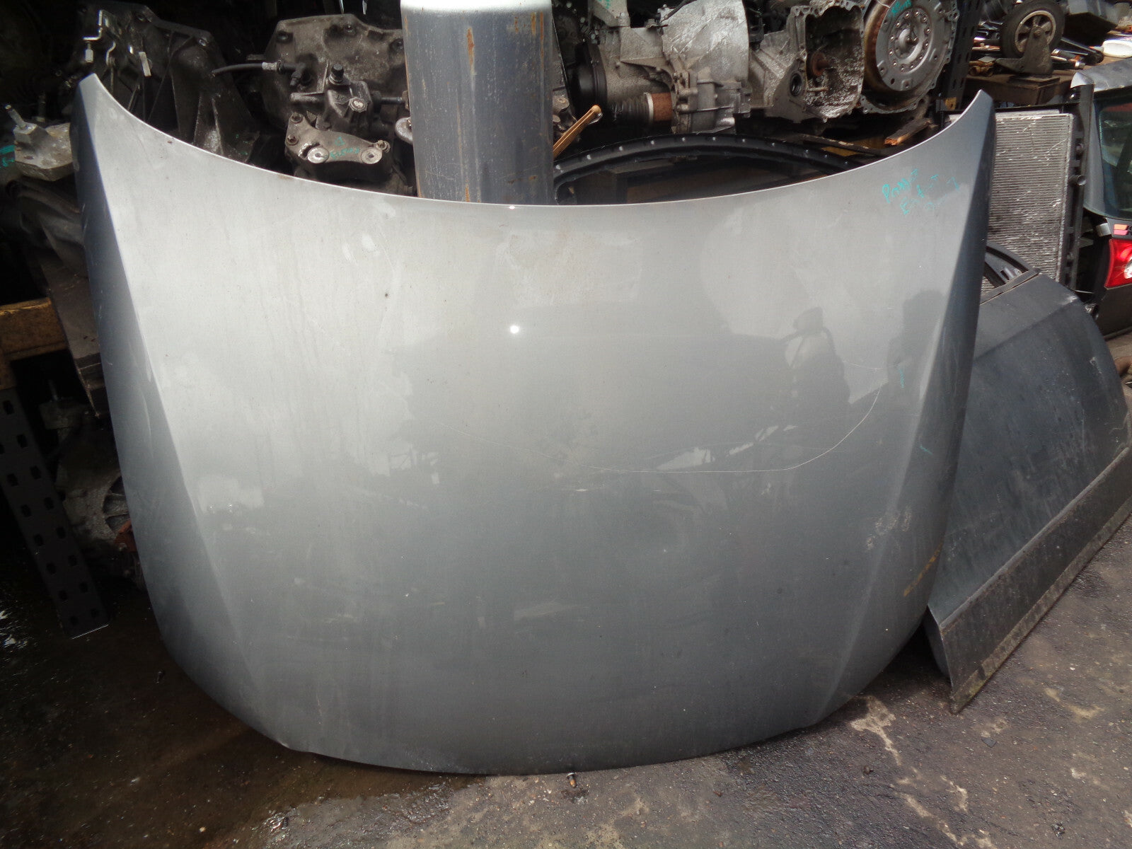 VW VOLKSWAGEN PASSAT B6 2007 FRONT COMPLETE BONNET HOOD GREY