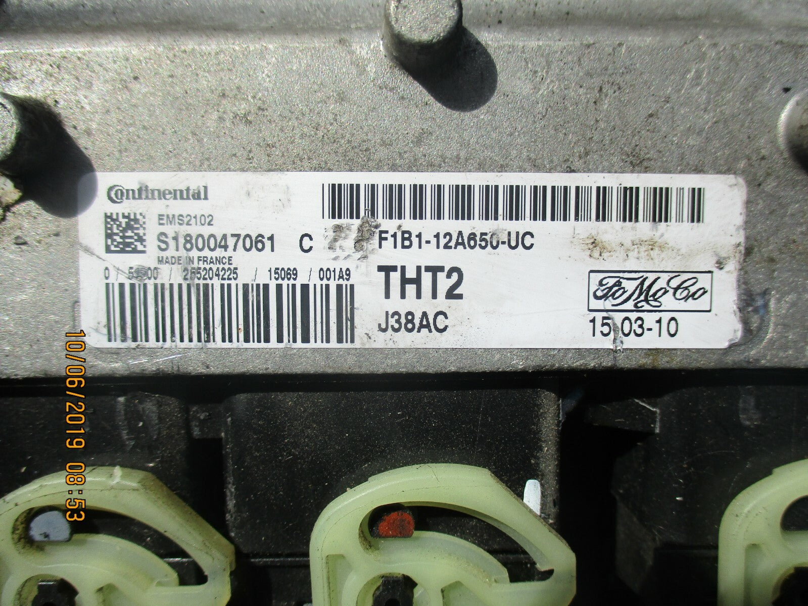 FORD FIESTA MK7 1.25 2017 ENGINE ECU S180047061