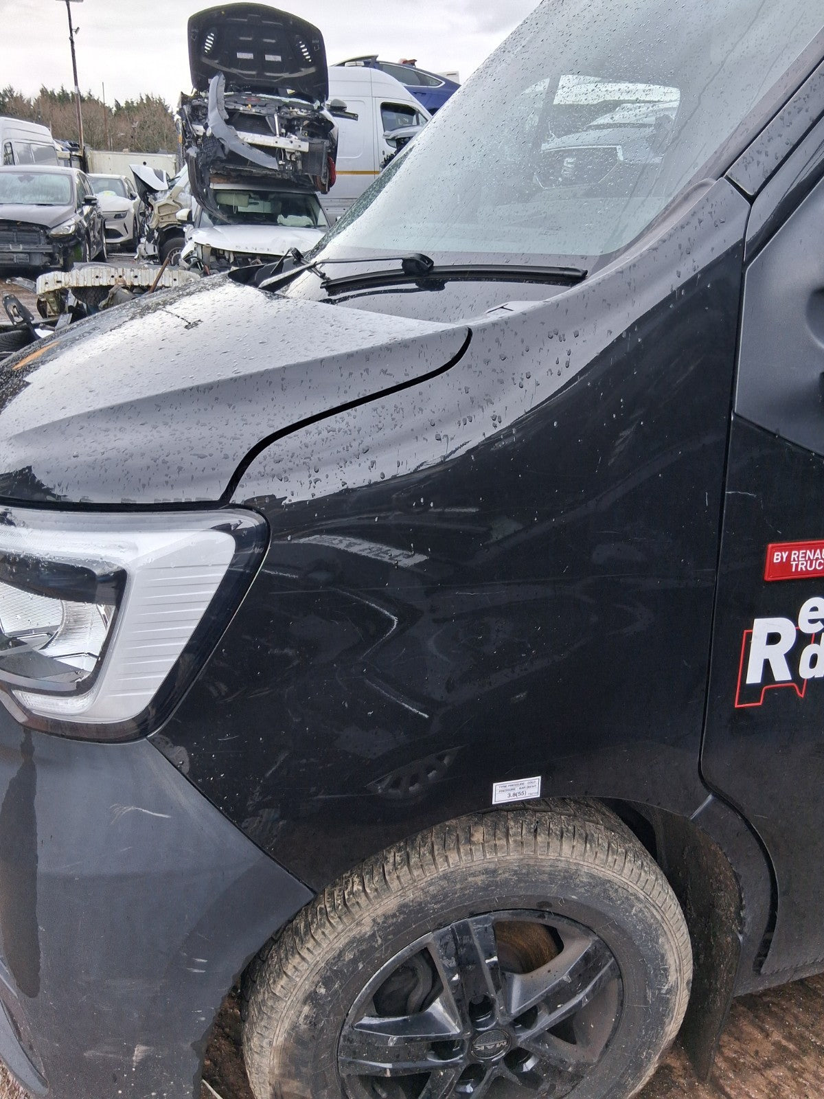 2021 RENAULT TRUCKS MASTER MWB COMPLETE FRONT END BLACK