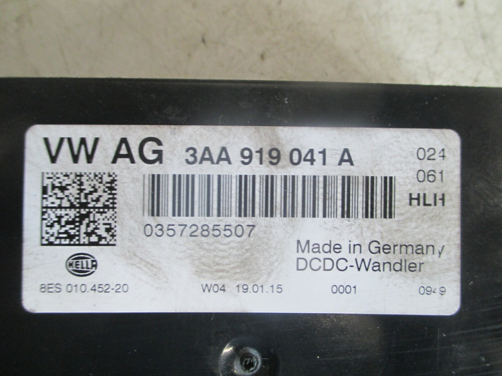 VOLKSWAGEN SCIROCCO MK3 2015 CONTROL UNIT MODULE 3AA919041A