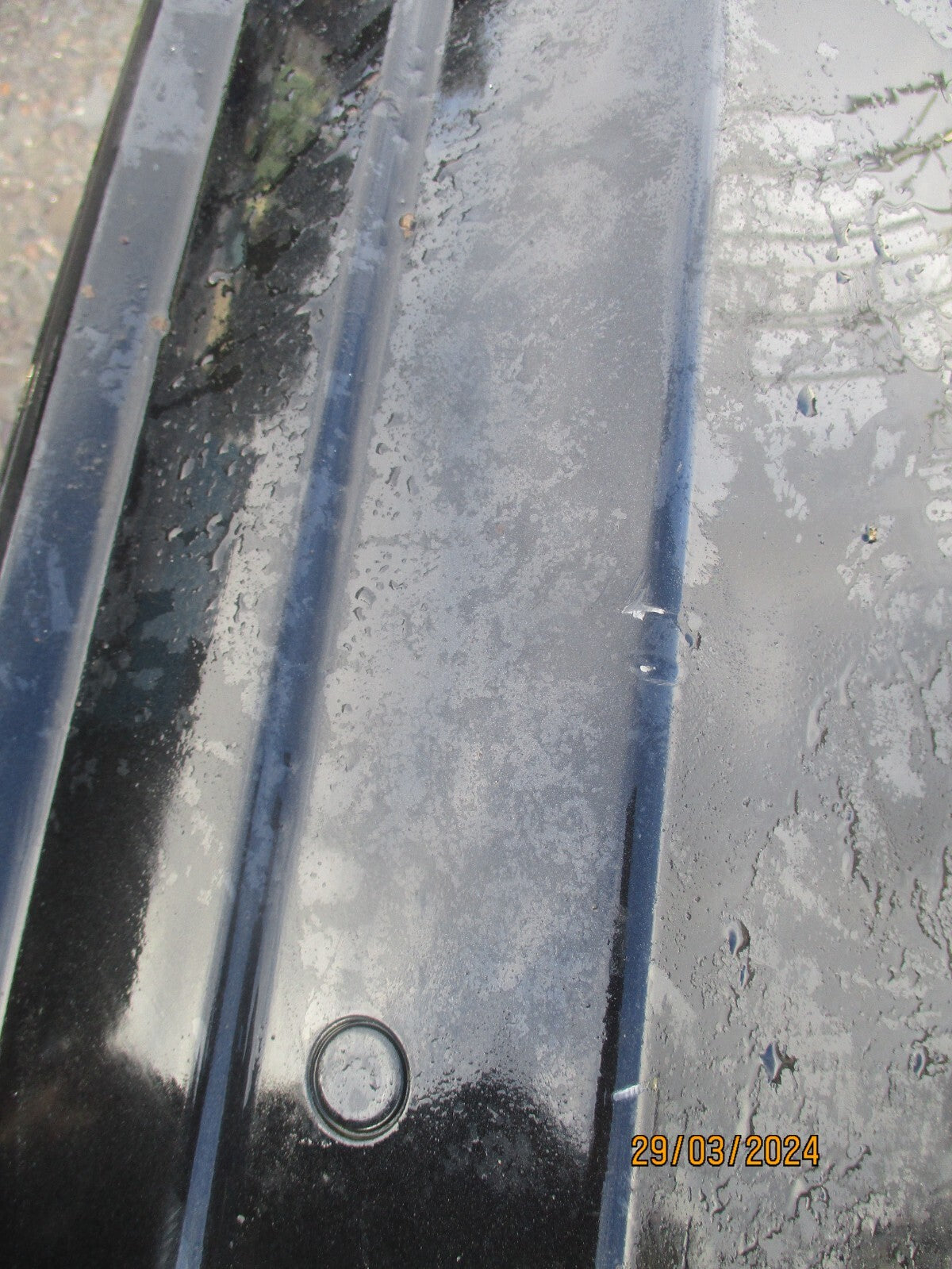 2014 MERCEDES BENZ C CLASS W204 COUPE REAR BUMPER BLACK