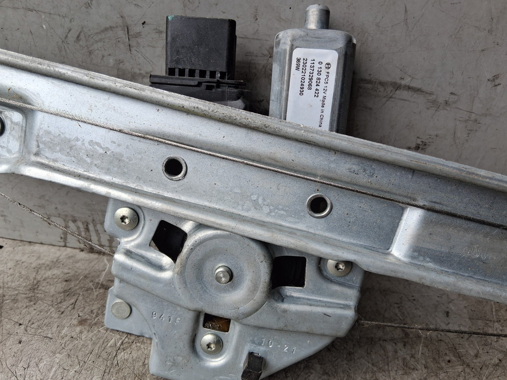 2021 CITROEN C3 MK3 OSF DRIVER SIDE FRONT WINDOW MOTOR & REGULATOR 9837841580