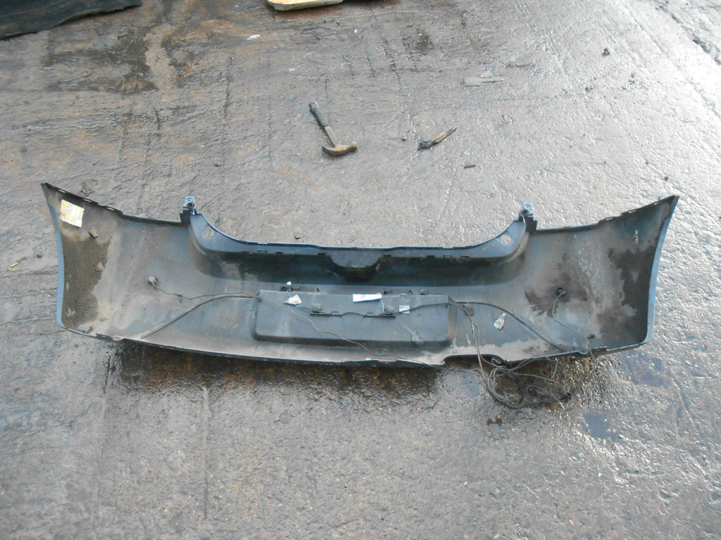 RENAULT TWINGO 2008 REAR BACK PLASTIC BUMPER & PARKING SENSORS GREY PURPLE TEJ47