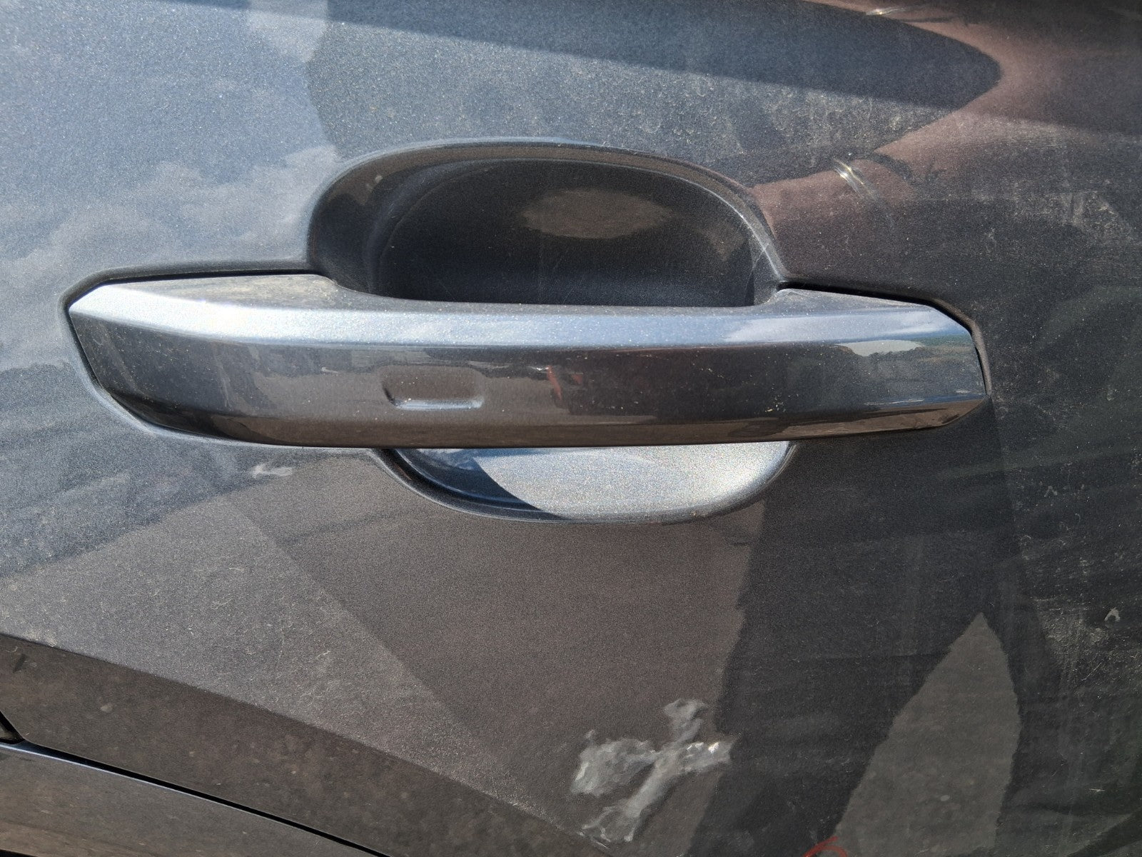 2019 AUDI Q5 ESTATE FY OSR DRIVER SIDE REAR OUTER DOOR HANDLE MONSOON GREY LX7R