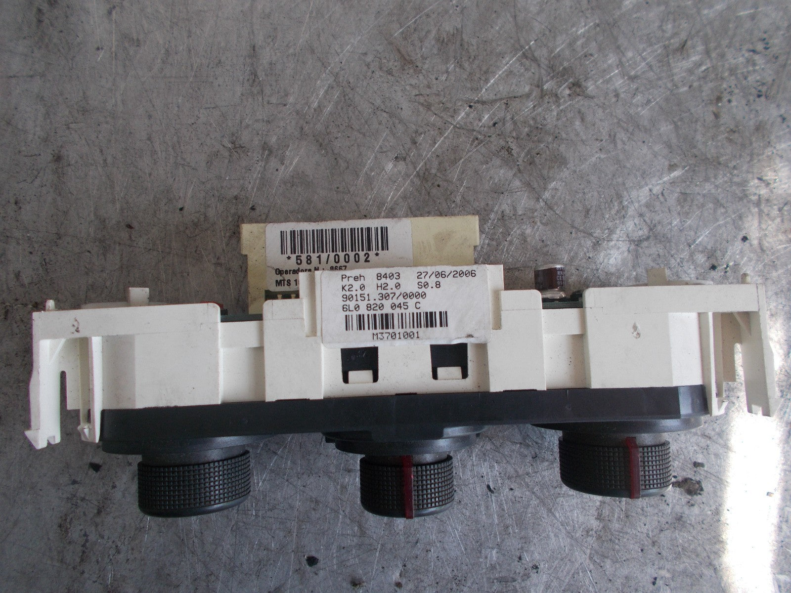 SEAT IBIZA MK3 2006 CLIMATE CONTROL UNIT MODULE 6L0820045C