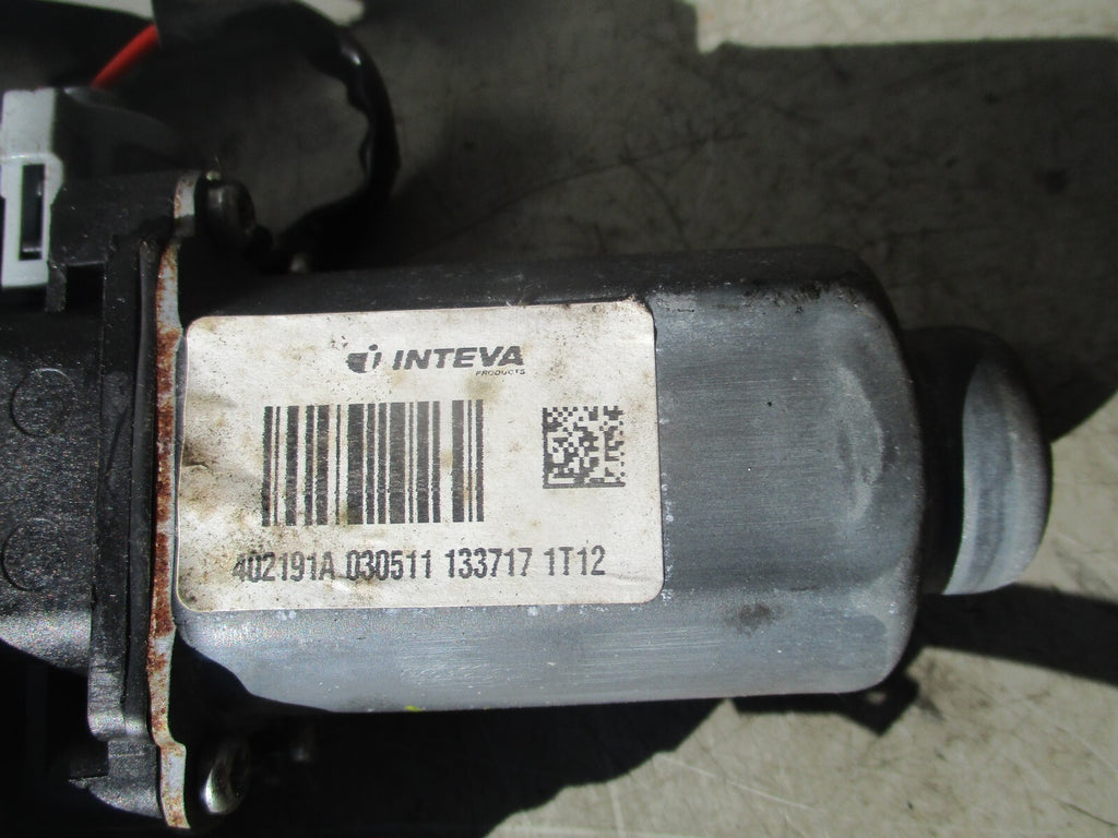 2012 NISSAN QASHQAI J10 NSR PASSENGER REAR WINDOW REGULATOR AND MOTOR 402191A