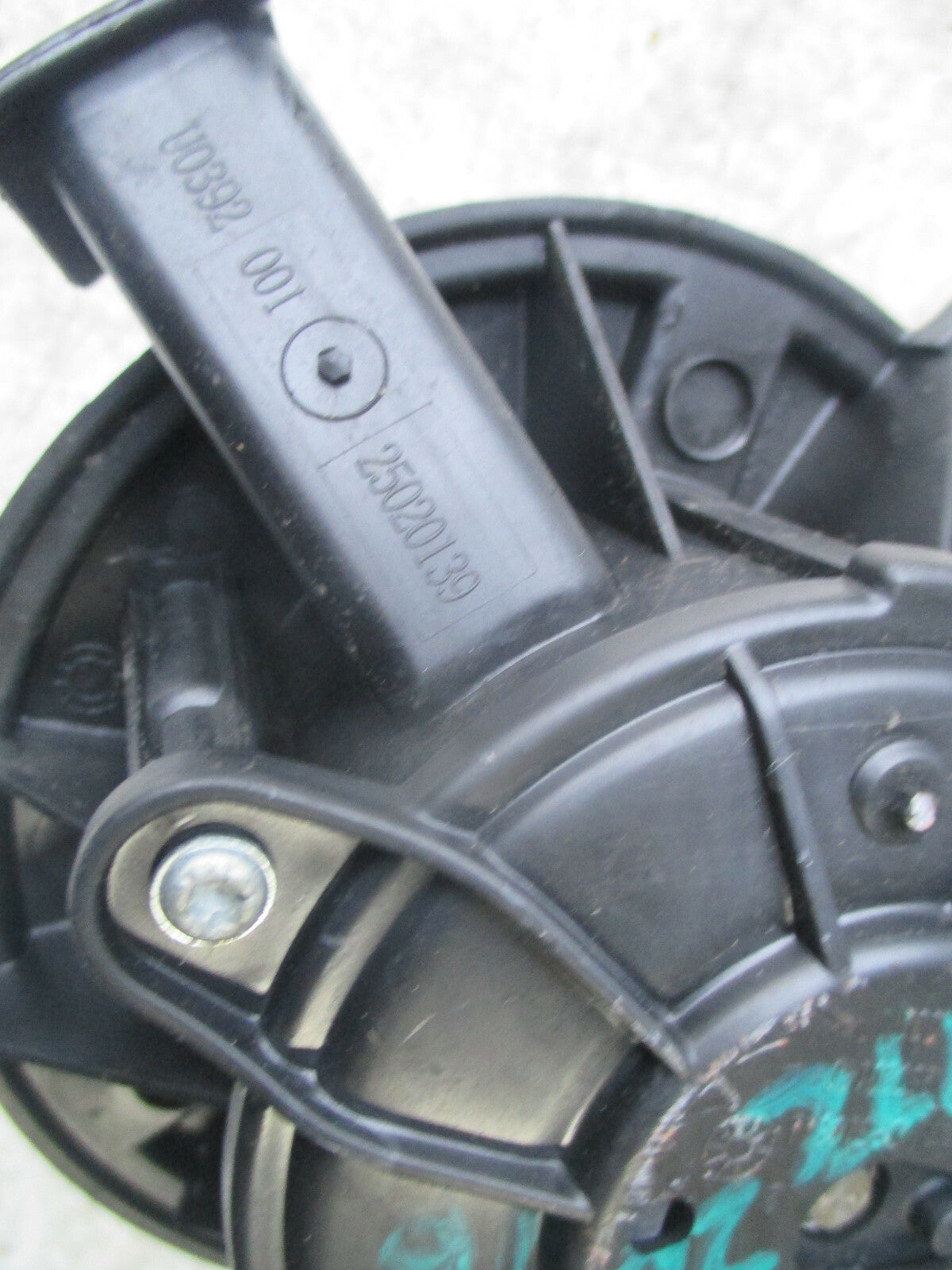 VAUXHALL ASTRA GTC 2016 HEATER BLOWER MOTOR FAN