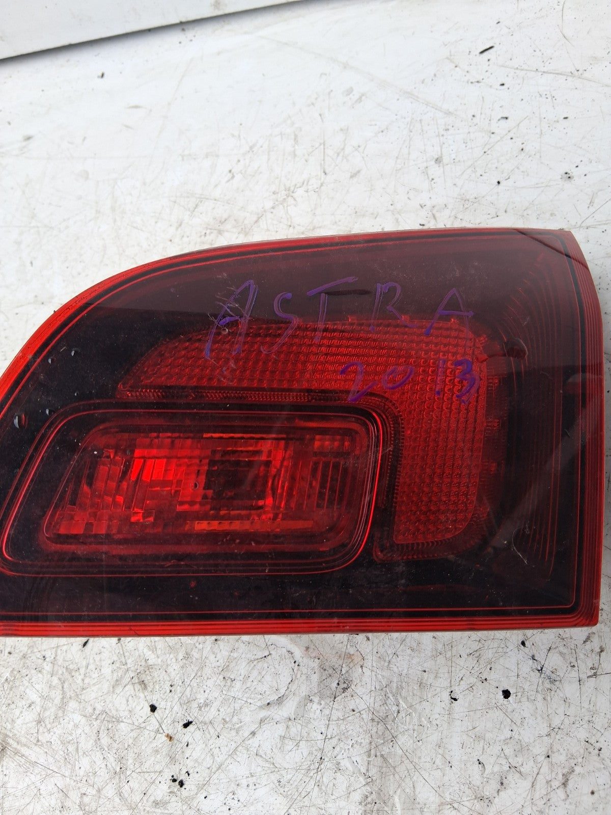 VAUXHALL ASTRA J 2013 NSR NEAR LEFT PASSENGER SIDE TAIL LIGHT 366900804
