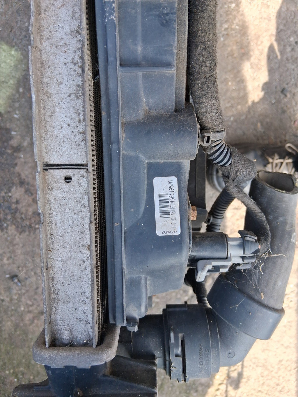 2012 VAUXHALL CORSA D 1.3 DIESEL MANUAL RADIATOR RAD PACK 466119570