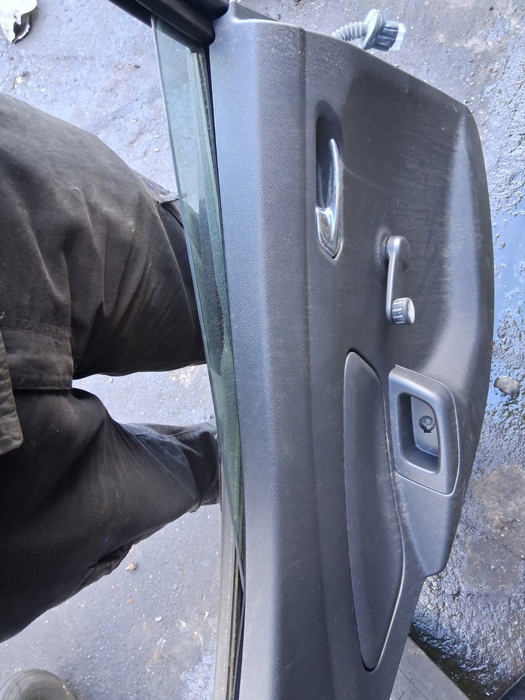 2018 NISSAN MICRA K14 NSR PASSENGER SIDE REAR COMPLETE DOOR GREY TITANIUM KPN