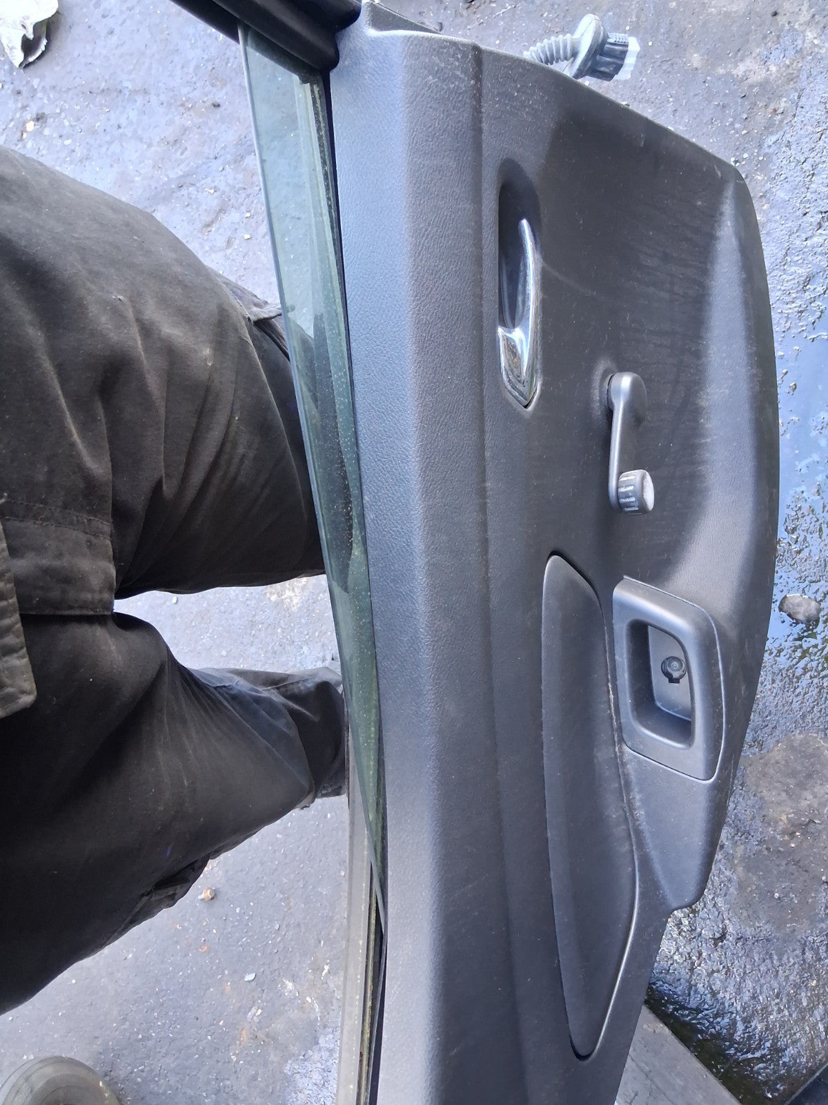 2018 NISSAN MICRA K14 NSR PASSENGER SIDE REAR COMPLETE DOOR GREY TITANIUM KPN