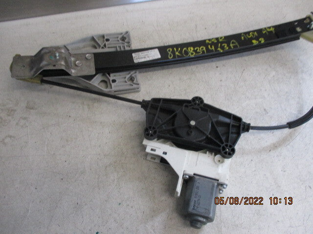 AUDI A4 2011 B8 NSR PASSENGER SIDE REAR WINDOW MOTOR REGULATOR