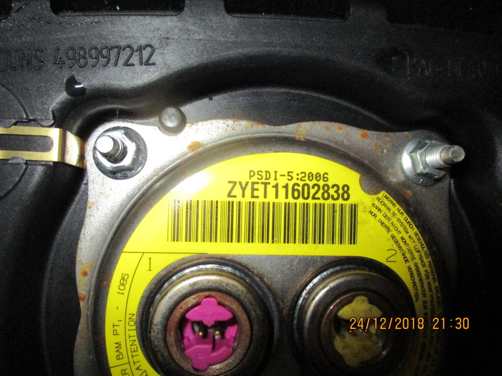 SAAB 93 MK2 OS DRIVER SIDE STEERING WHEEL AIRBAG 12757622