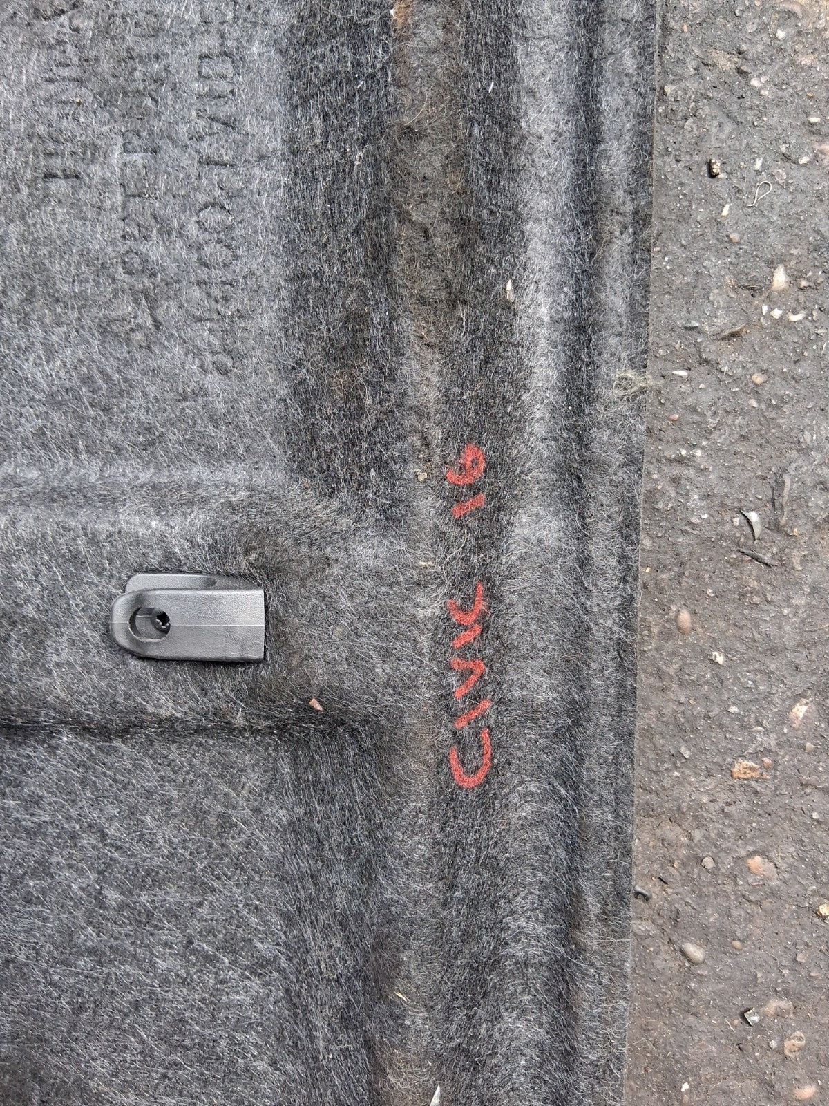 HONDA CIVIC MK9 2016 REAR STORAGE PARCEL SHELF LOAD COVER