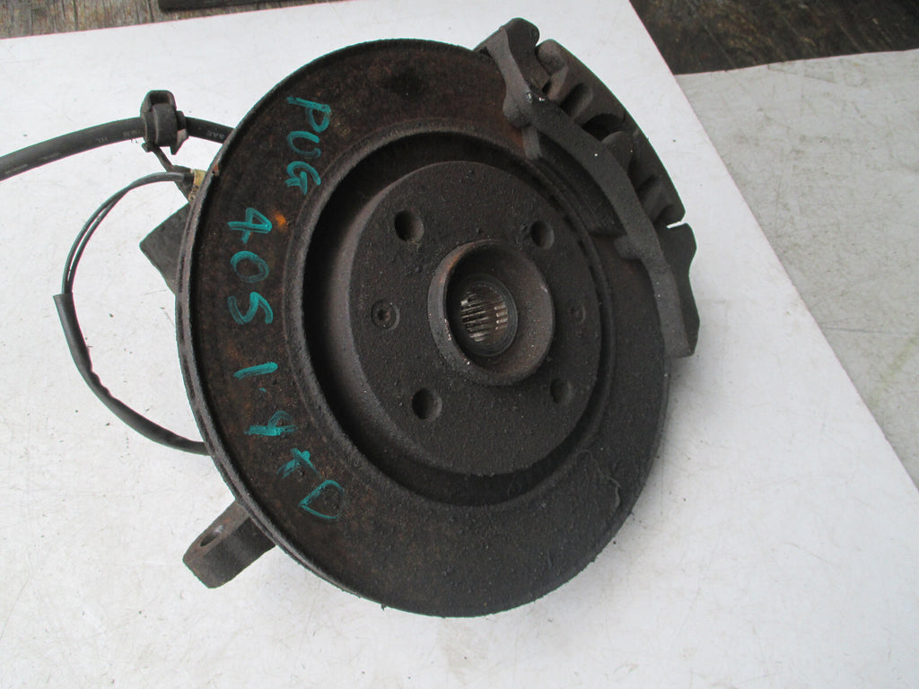 PEUGEOT 405 1997 1.9 TDI OSF DRIVER SIDE FRONT BRAKE CALIPER HUB SHOCK SPRING