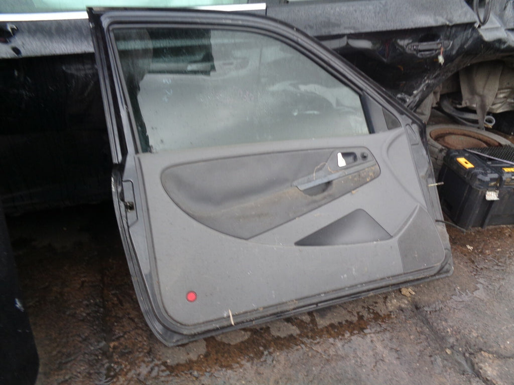 SEAT IBIZA MK2 6K 1999 3 DOOR NS PASSENGER SIDE COMPLETE DOOR BLACK