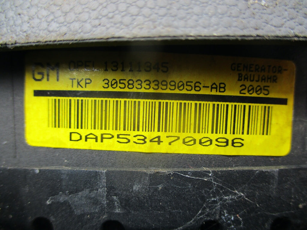 VAUXHALL ASTRA H 2007 STEERING WHEEL AIRBAG SAFETY BAG 498997212