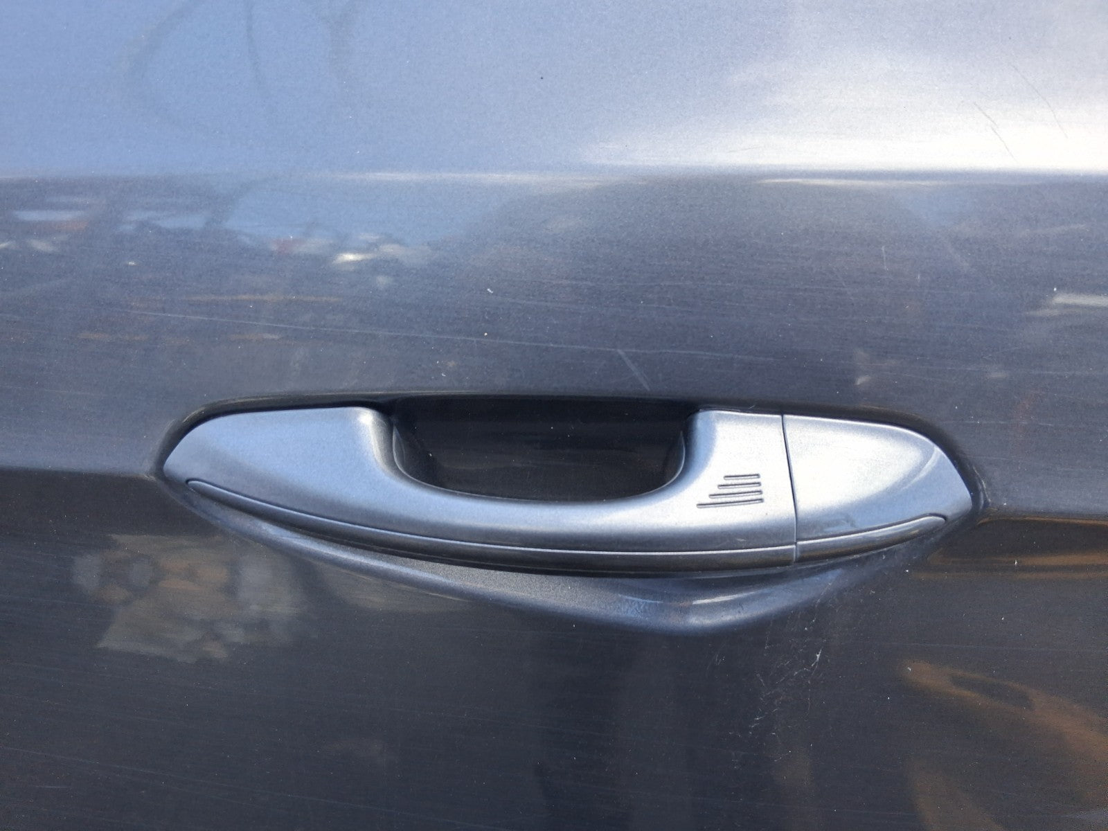 2017 FORD S MAX MK2 NSR PASSENGER SIDE REAR LEFT EXTERIOR DOOR HANDLE GREY