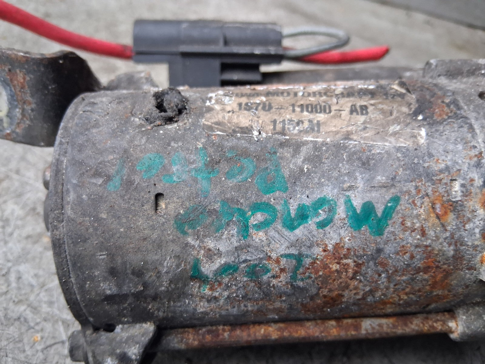 2007 FORD MONDEO STARTER MOTOR 1S7U11000