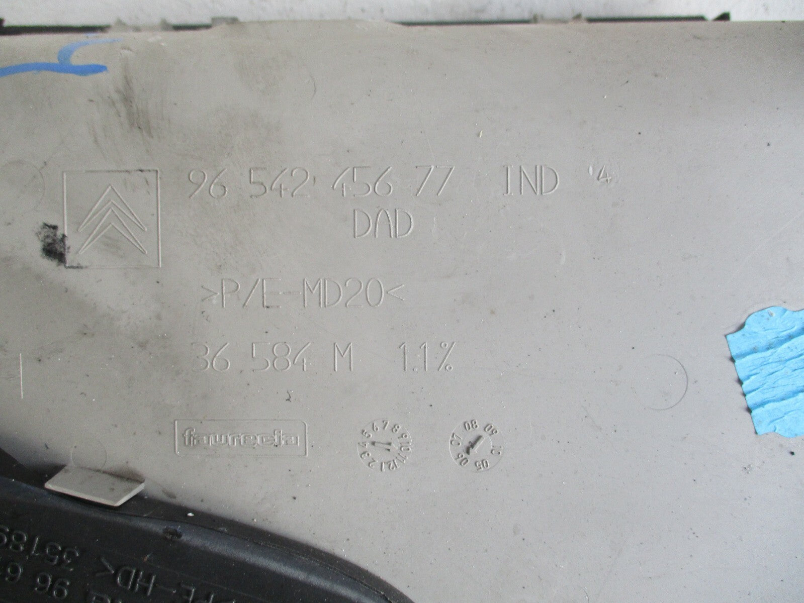 CITROEN C4 GRAND PICASSO 2007 GLOVE BOX COMPARTMENT 9654245677