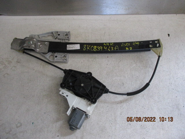 AUDI A4 2011 B8 NSR PASSENGER SIDE REAR WINDOW MOTOR REGULATOR