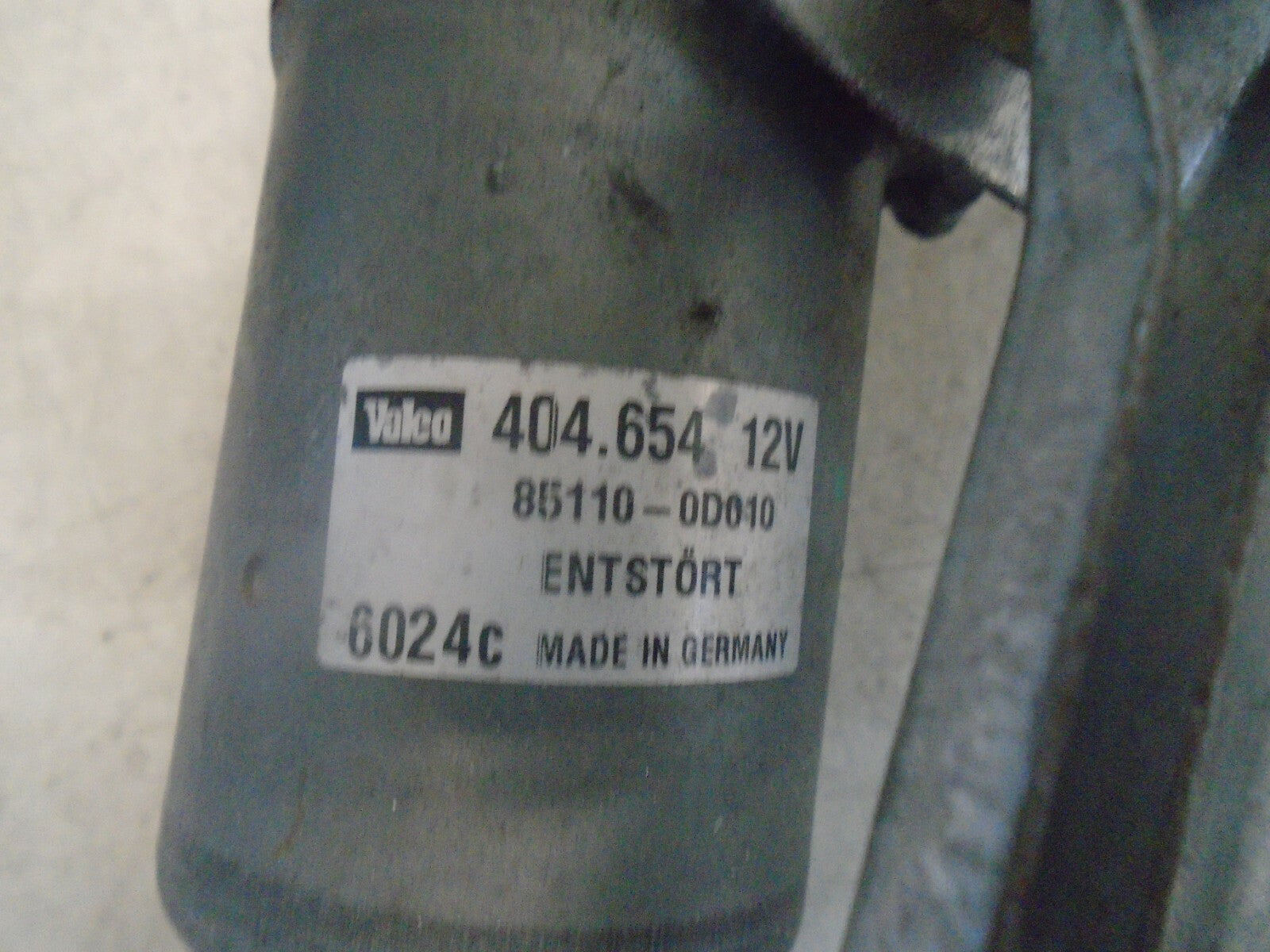 NISSAN MICRA 2016 MK4 FRONT WIPER LINKAGE MOTOR 851100D010