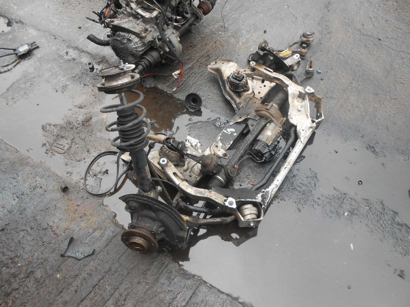 BMW 1 SERIES E87 2007 118d FRONT CRADLE SUB FRAME & STEERING RACK