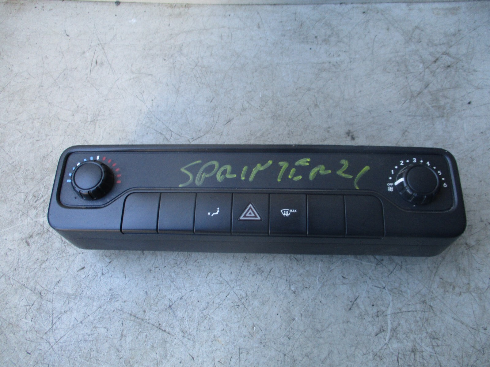 MERCEDES BENZ SPRINTER W907 2022 HEATER AC CLIMATE CONTROL SWITCH A9079054006