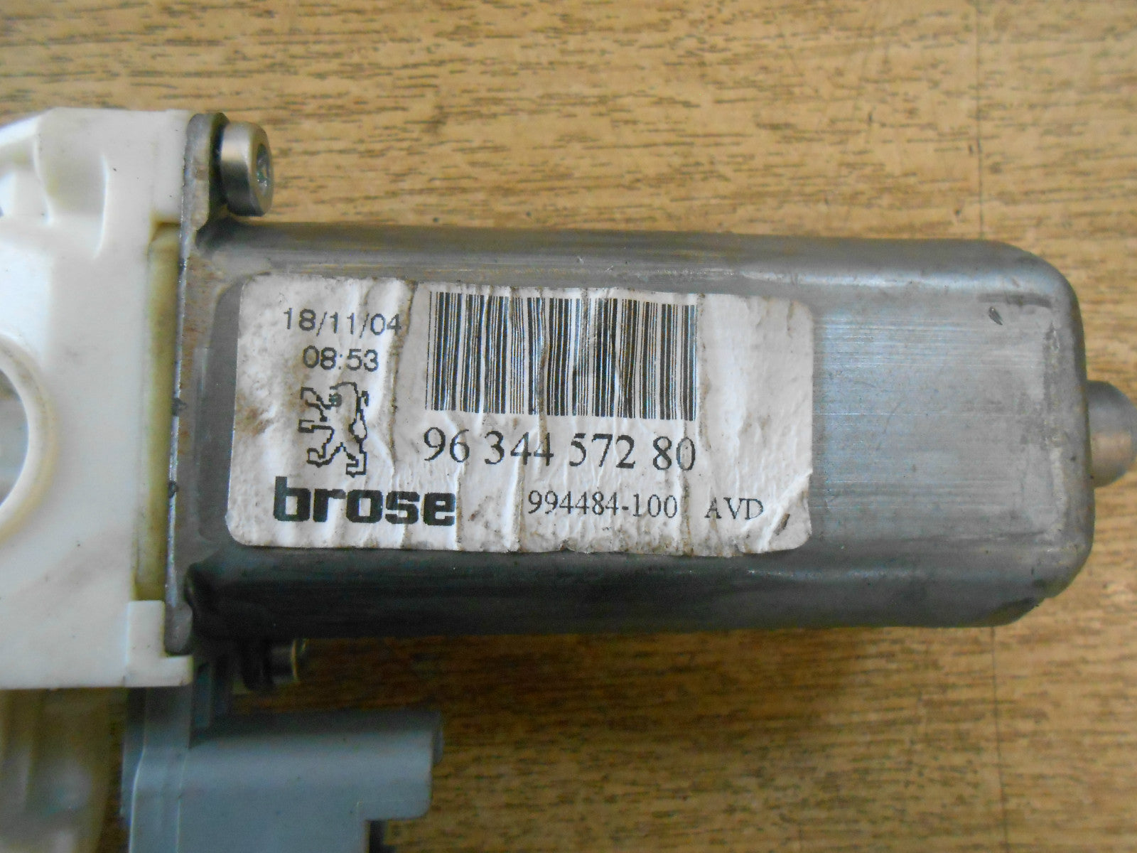 PEUGEOT 307 2004 5 DOOR HATCHBACK OSF DRIVER SIDE FRONT WINDOW MOTOR 9634457280