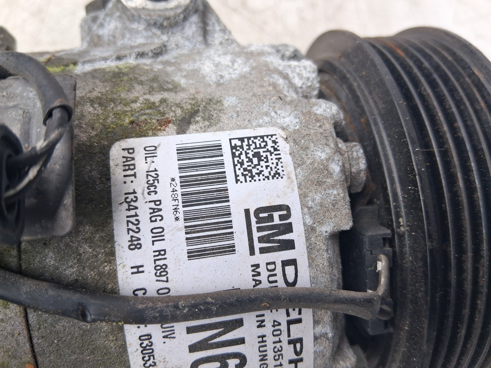 2013 VAUXHALL ASTRA J 1.7 DIESEL AC AIR CON COMPRESSOR PUMP 13412248