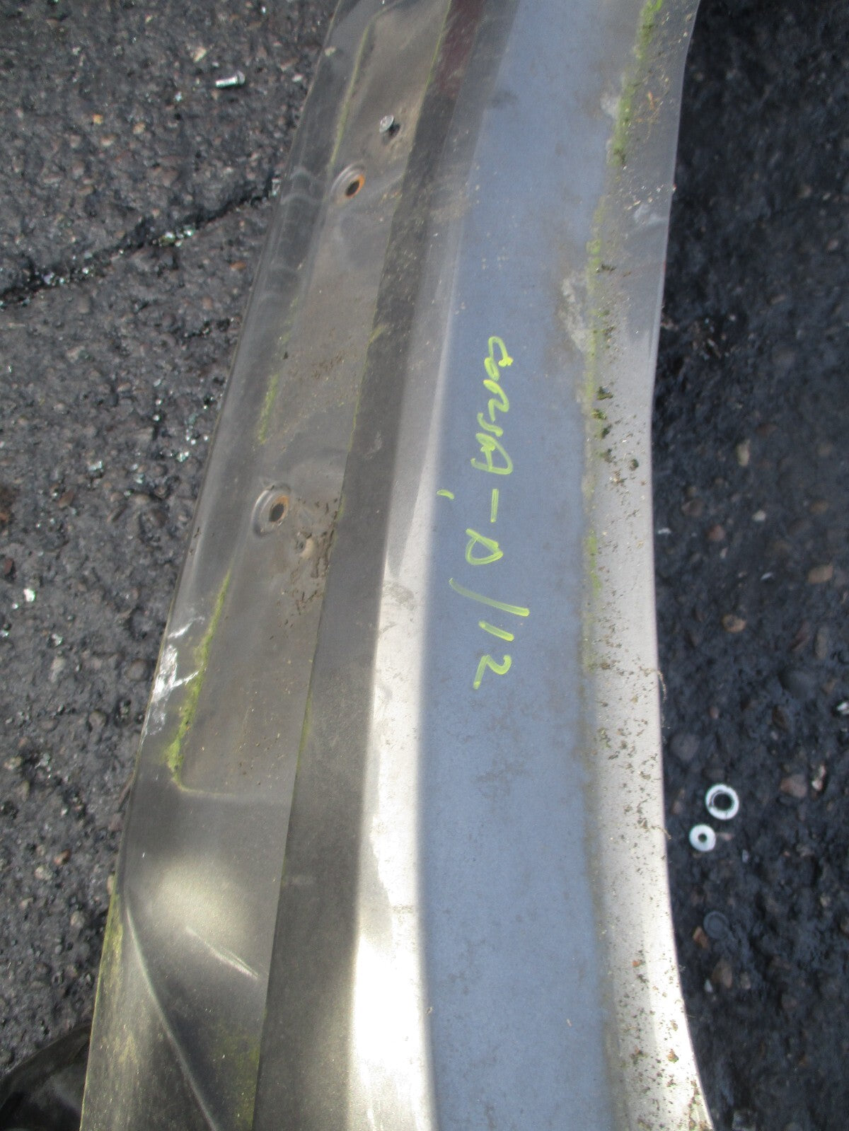 VAUXHALL CORSA D 2012 REAR COMPLETE BUMPER GREY