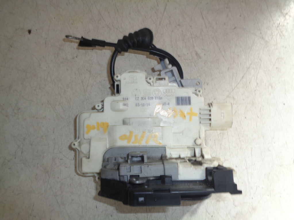 VW VOLKSWAGEN PASSAT B7 OSR DRIVER SIDE REAR DOOR LOCK MECHANISM 3c4839016a