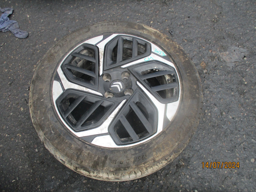 CITROEN C4 MK3 2023 18 INCH ALLOY WHEEL WITH TYRE 195/60R18