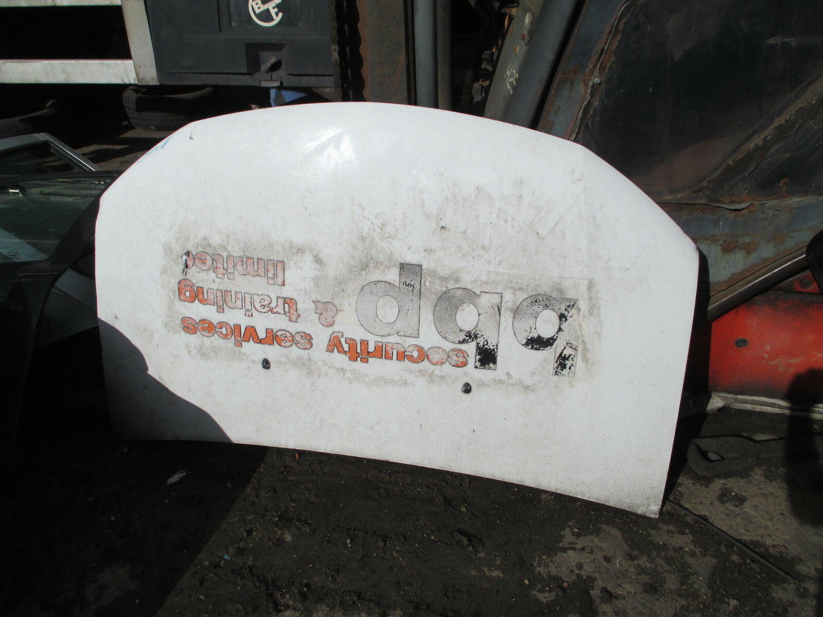 VAUXHALL COMBO C FRONT BONNET WHITE