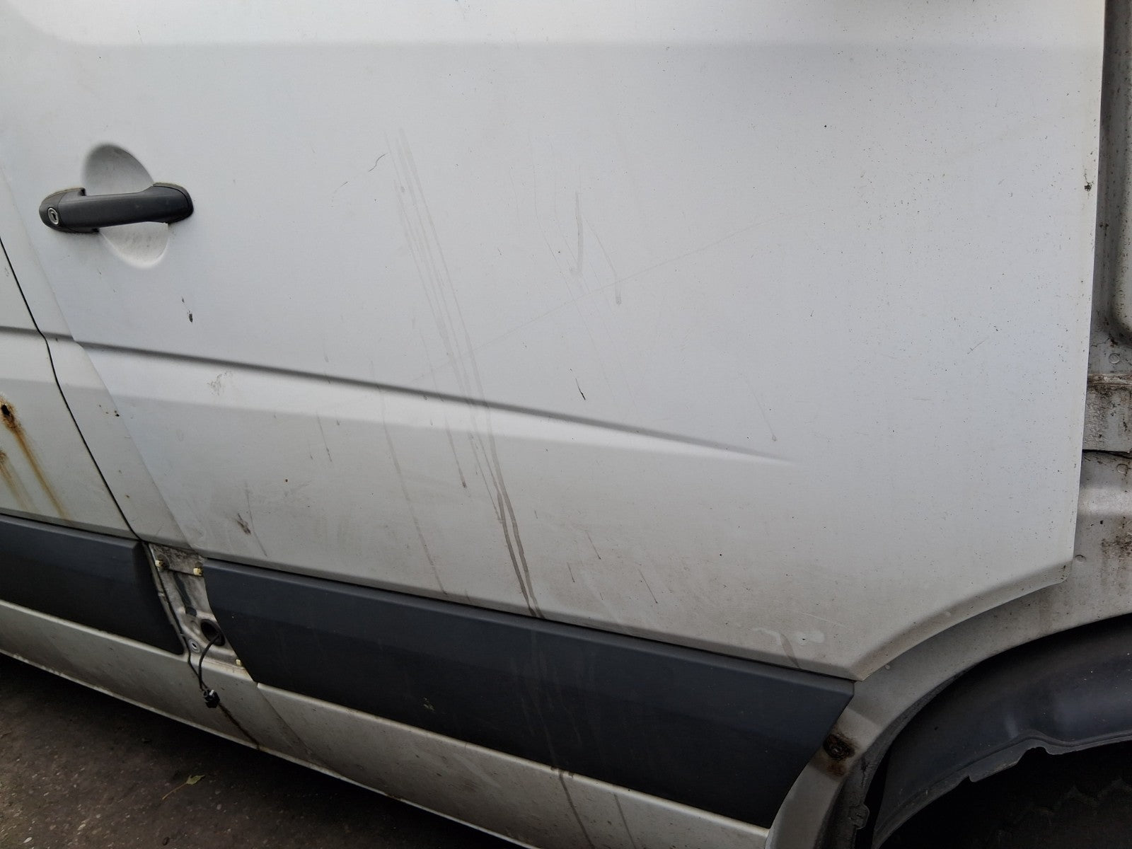 2016 MERCEDES SPRINTER MK2 W906 OSF DRIVER SIDE FRONT LEFT BARE DOOR WHITE