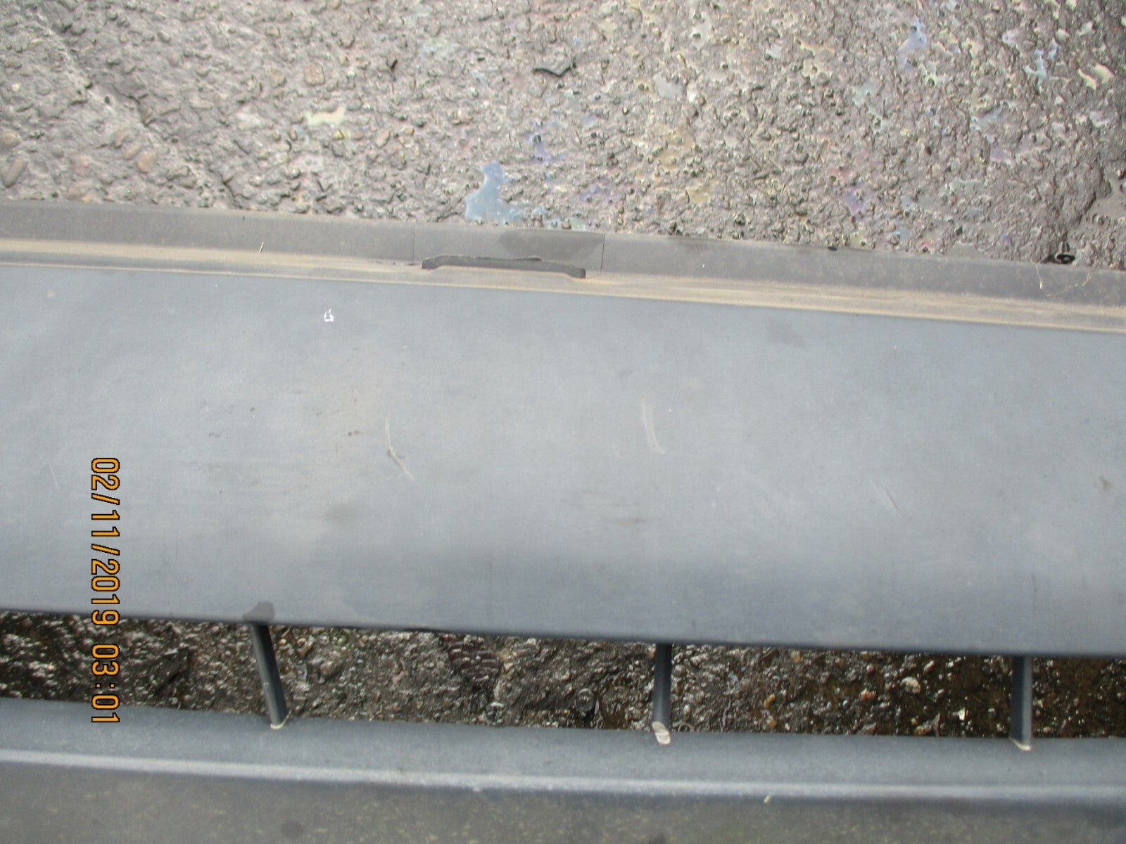 CITROEN BERLINGO MK1 FACELIFT COMPLETE FRONT BUMPER PLASTIC GREY
