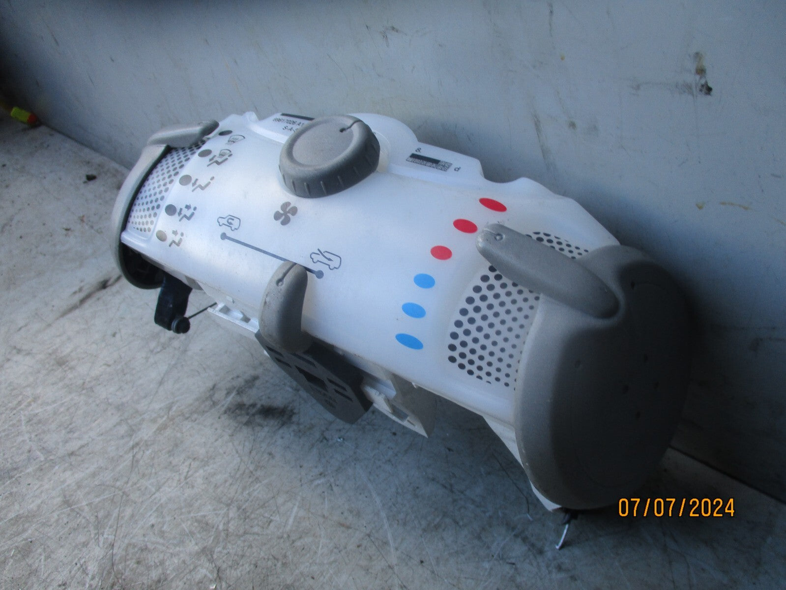 PEUGEOT 107 2007 HEATER AC CLIMATE CONTROL SWITCH PANEL