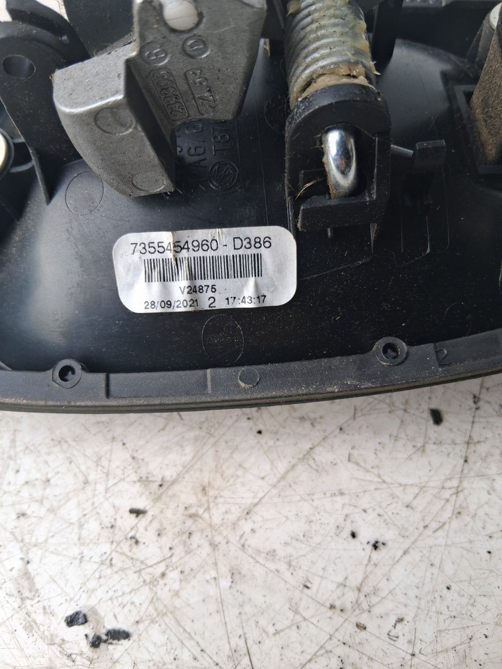 2024 VAUXHALL COMBO D EXTERIOR DOOR HANDLE 7355454960