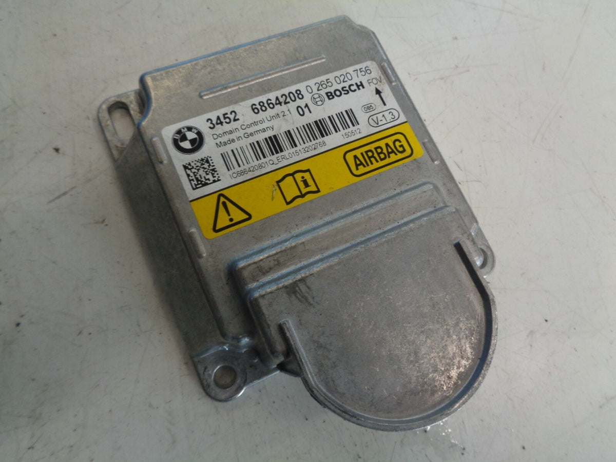 BMW 3 SERIES F30 2017 SRS AIRBAG CONTROL MODULE 6864208