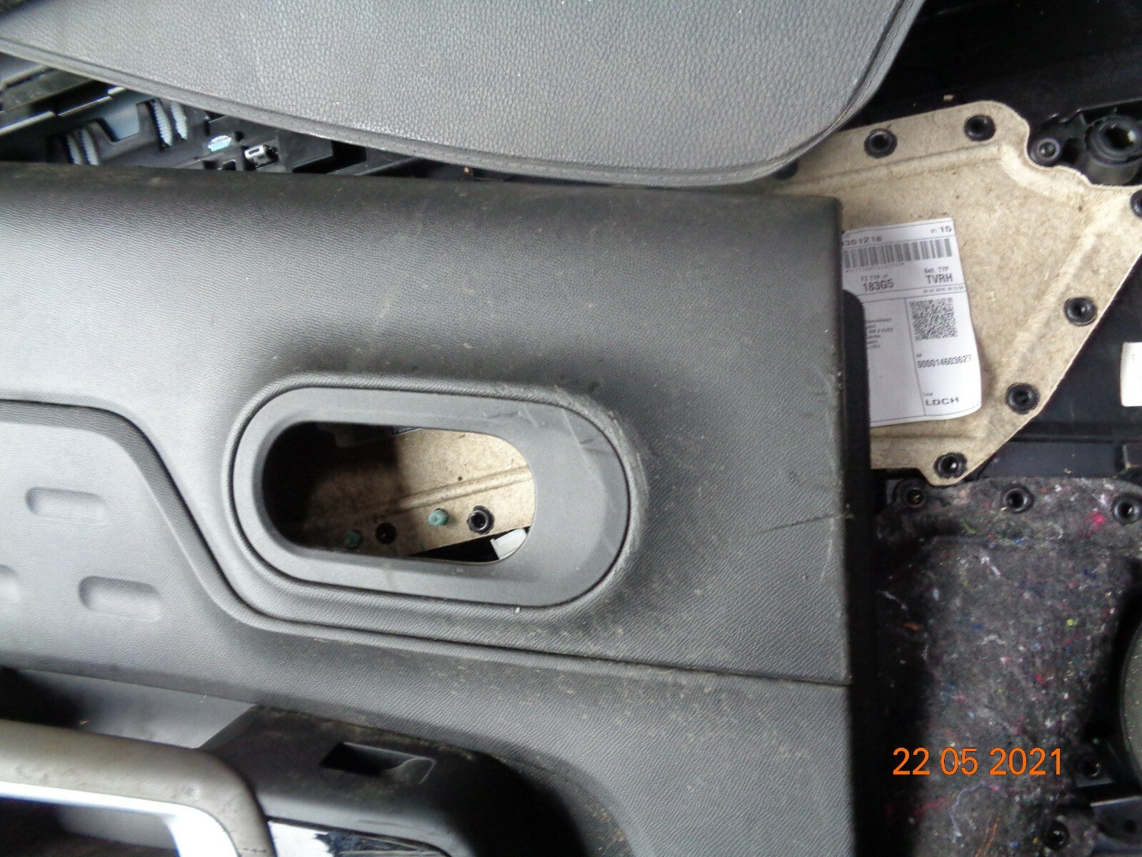 CITROEN C5 AIRCROSS 2019 NSR PASSENGER SIDE REAR DOOR DOOR CARD