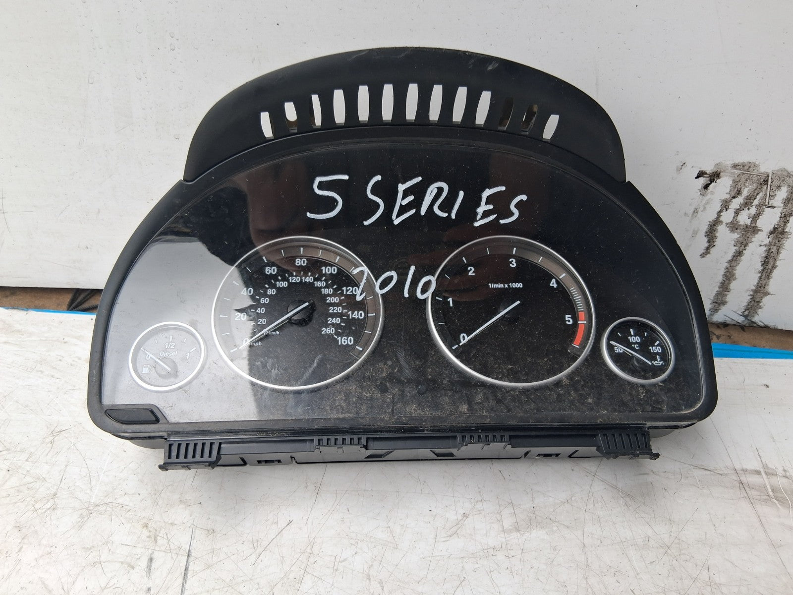 2010 BMW 5 SERIES F10 2.0 DIESEL MANUAL SPEEDO INSTRUMENT CLUSTER 9249347