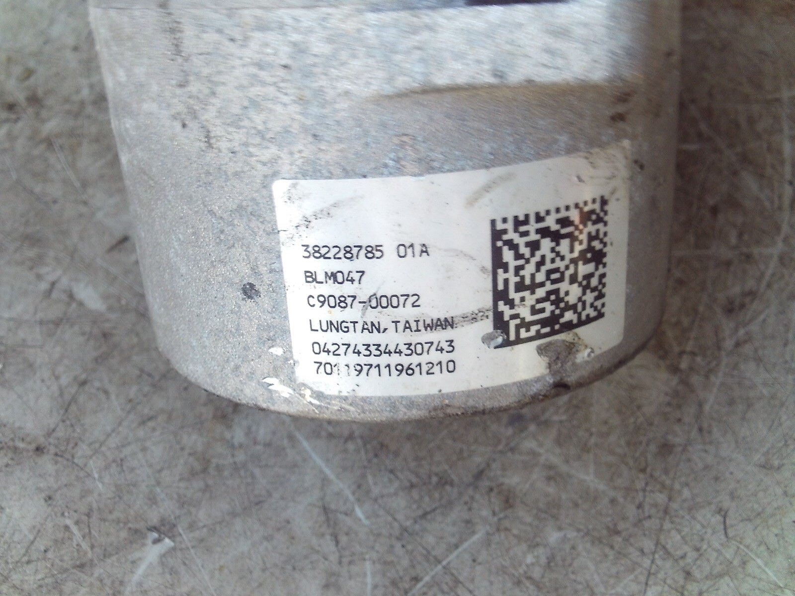 2019 FIAT PANDA POWER STEERING PUMP 38228785