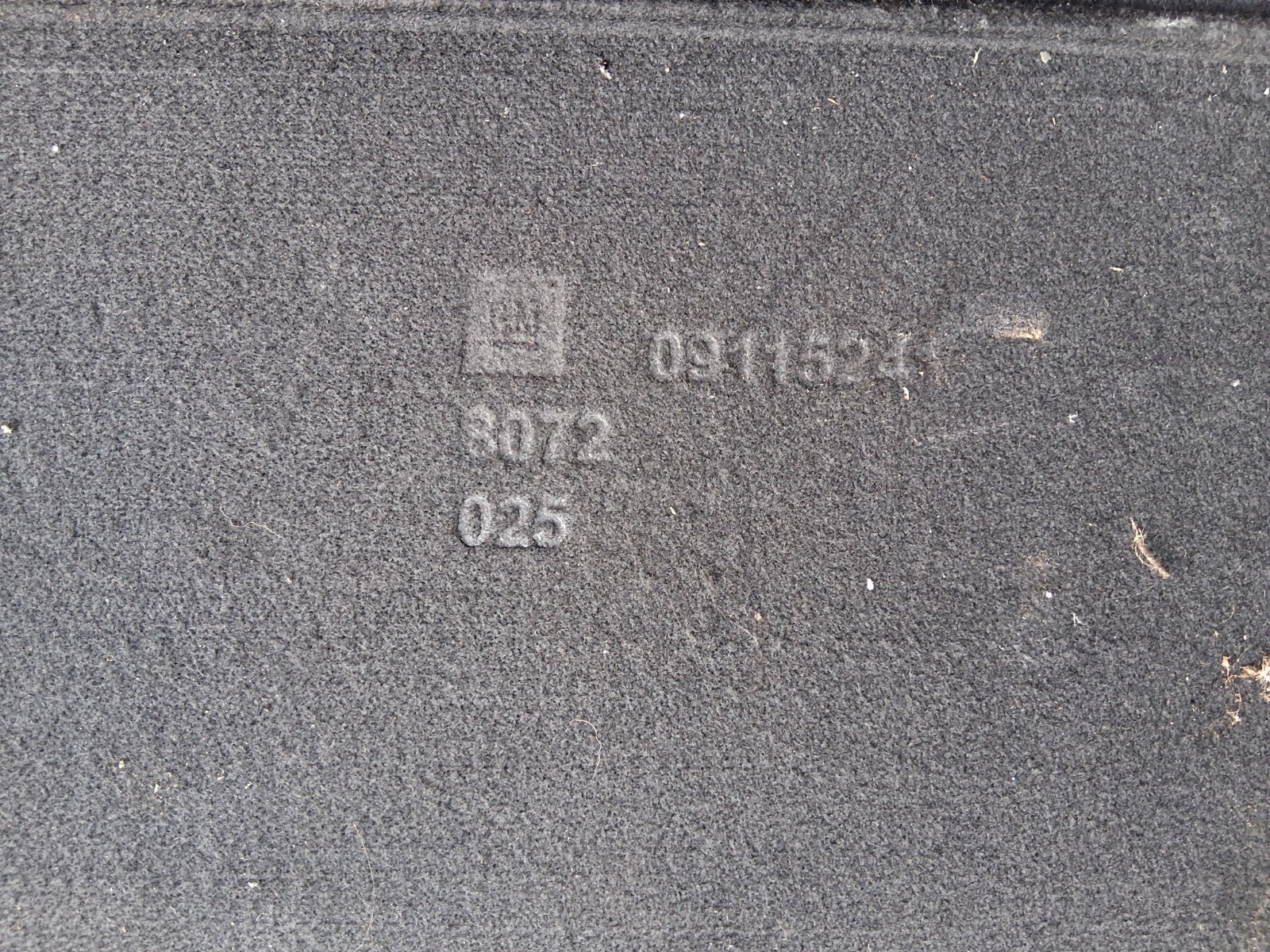 2005 VAUXHALL CORSA C REAR STORAGE LOAD COVER PARCEL SHELF 09115241