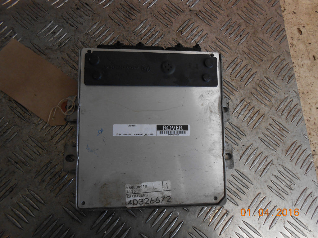 MG ZT 2004 1.8 16V PETROL ENGINE ELECTRONIC CONTROL UNIT ECU MODULE 4D326672