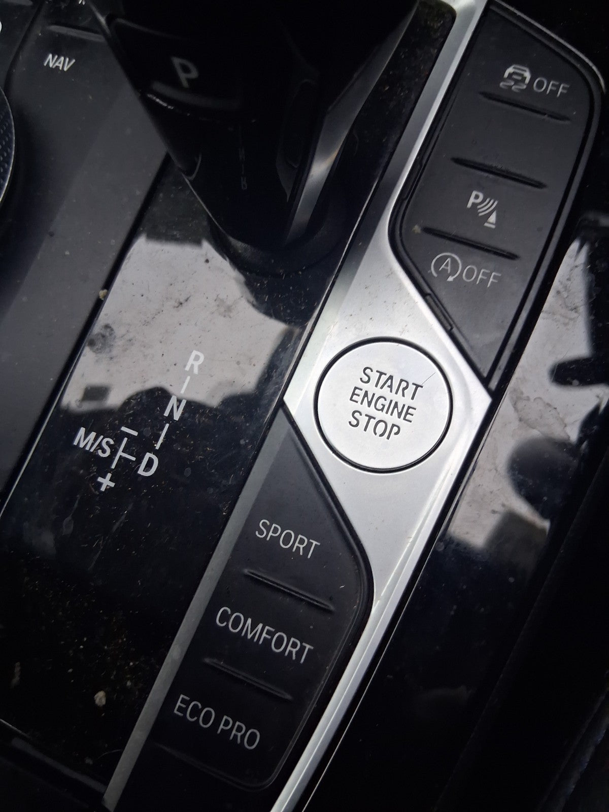 2024 BMW 2 SERIES F44 COUPE M SPORT GEAR SELECTOR IDRIVE PARKING BUTTON COMPLETE