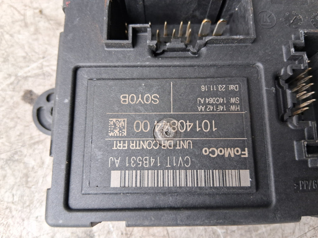 FORD FIESTA MK7 2016 5 DOOR OSF DRIVER SIDE DOOR CONTROL MODULE CV1T14B531AJ
