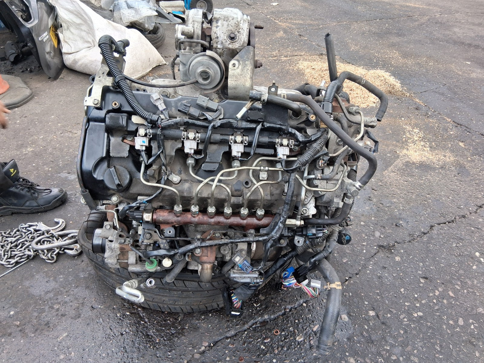 2018 MITSUBISHI OUTLANDER MK3 2.3 DIESEL COMPLETE ENGINE 4N14 96K MILES